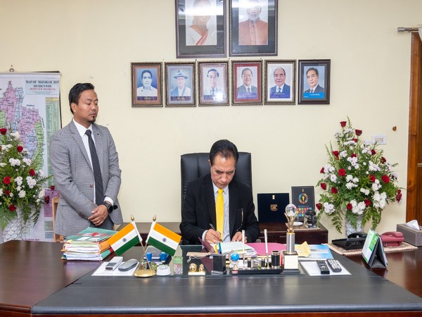 Mizoram Chief Minister Lalduhoma assumed office on Saturday.(Photo/ANI)