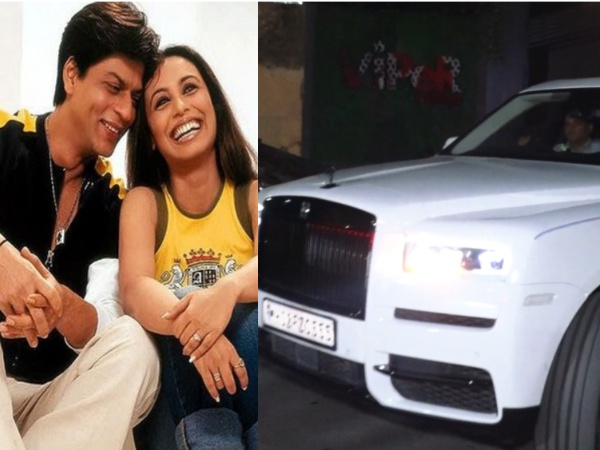 SRK, Rani (Image source: X), SRK's car (Image source: ANI Photo)