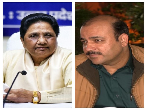 BSP Supremo Mayawati and MP Danish Ali (File photo/ANI)