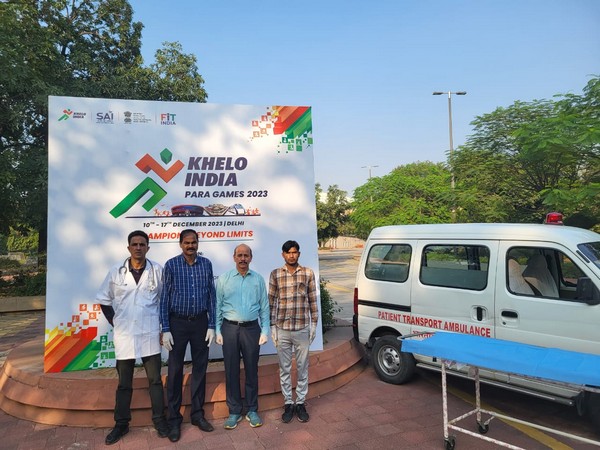 Khelo India Para Games medical staff and facilities (Image: MYAS/SAI media)