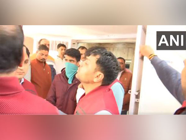 Visuals from the Crime Branch Office, Delhi (Photo/ANI)