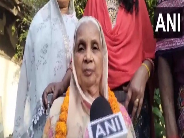 Mother of Chhattisgarh CM designate Vishnu Deo Sai (Photo/ANI)