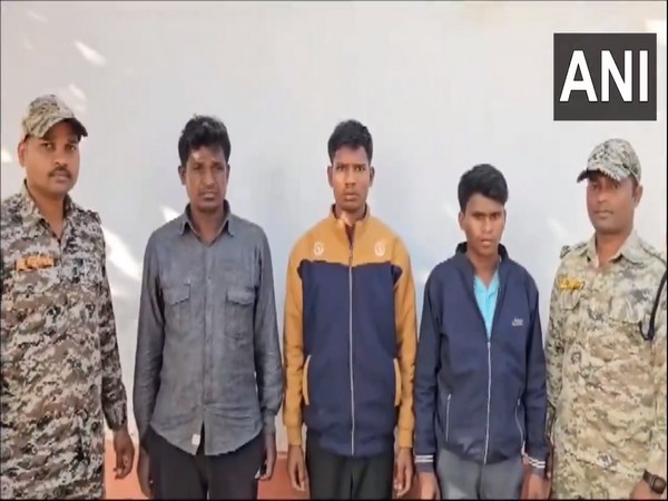 Naxals arrested in BJP leader murder case. (Photo/ANI)