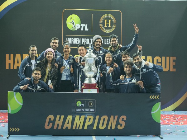 Gurgaon Sapphires winning Pro Tennis League season 5 (Image: PTL)