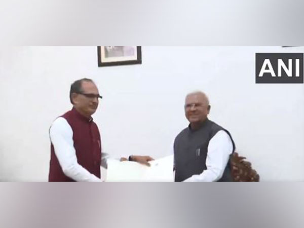 Shivraj Singh Chouhan tenders his resignation to Madhya Pradesh Governor (Photo/ANI)