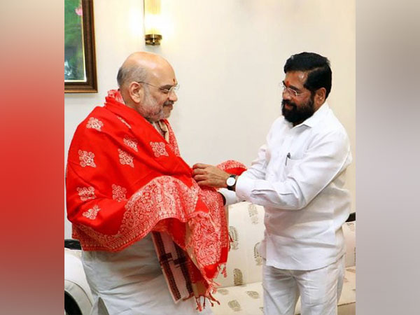 Maharashtra CM Shinde with Union HM Shah (File Photo/ANI)