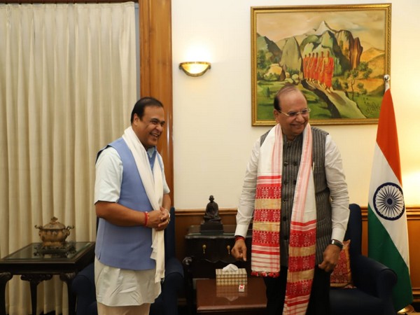 Assam CM meets Delhi LG (Photo credit/ Himanta Biswa Sarma 'X' account)