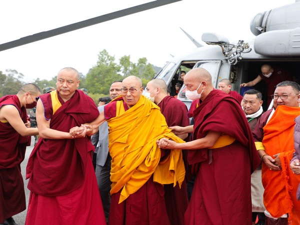 Tibetan spiritual leader Dalai Lama in Gangtok, Sikkim. (Photo/X @PSTamangGolay)