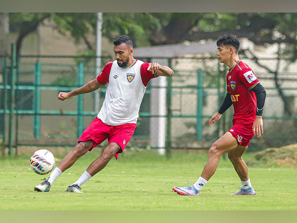 Chennaiyin FC team during training session (Image: Chennaiyin FC)
