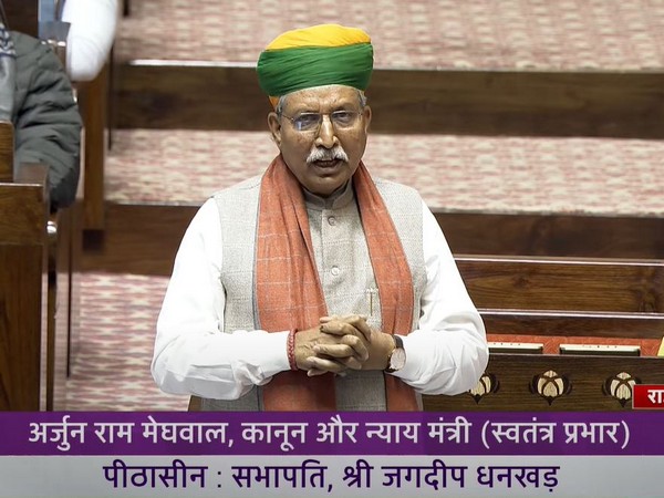 Union Minister Arjun Ram Meghwal (Photo Credit: Sansad TV)