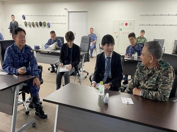 CDS General Anil Chauhan at Japan's Yokosuka Base. (Photo/ANI)