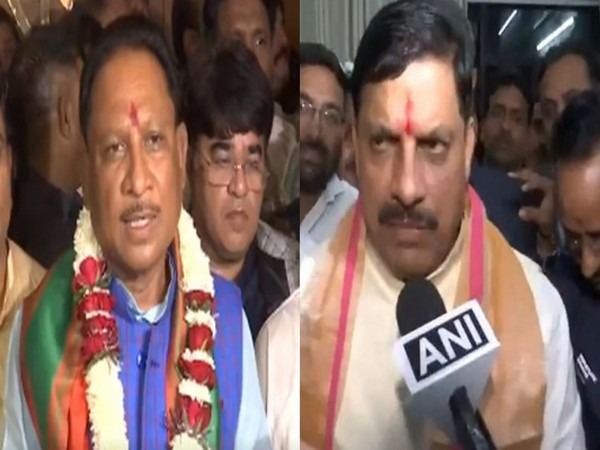 Chhattisgarh designate CM Vishnu Deo Sai, Madhya Pradesh CM designate Mohan Yadav (File photo/ANI)