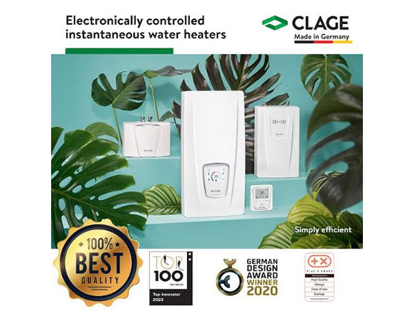 Range of next-gen water heaters from Germany’ trusted brand Clage