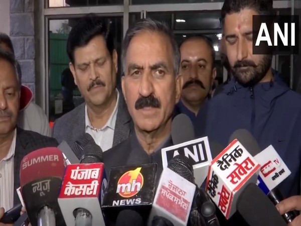 Himachal Pradesh Chief Minister Sukhvinder Singh Sukhu. (Photo/ANI)