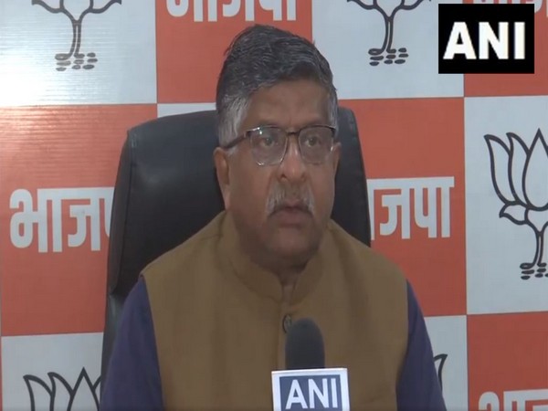 BJP MP Ravi Shankar Prasad (Photo/ANI)