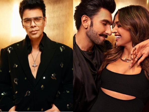 Karan Johar, Ranveer Singh, Deepika Padukone (Image source: Instagram)
