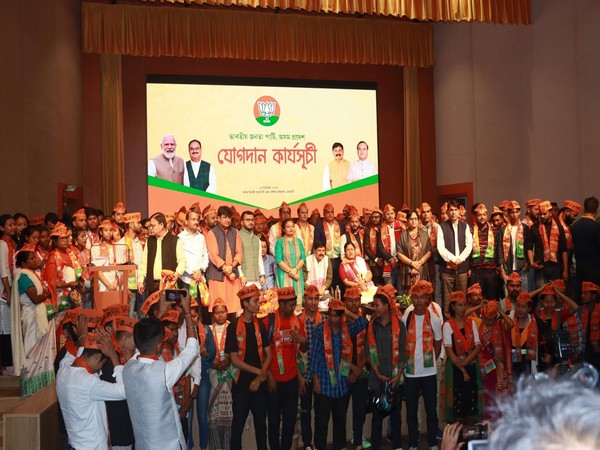 Over 300 All Assam Students' Union leaders joins BJP (Photo/ANI)