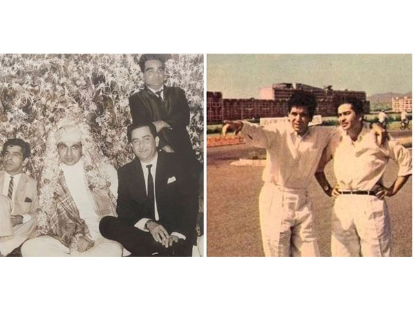 Dilip Kumar with Raj Kapoor (Image Source: Instagram)