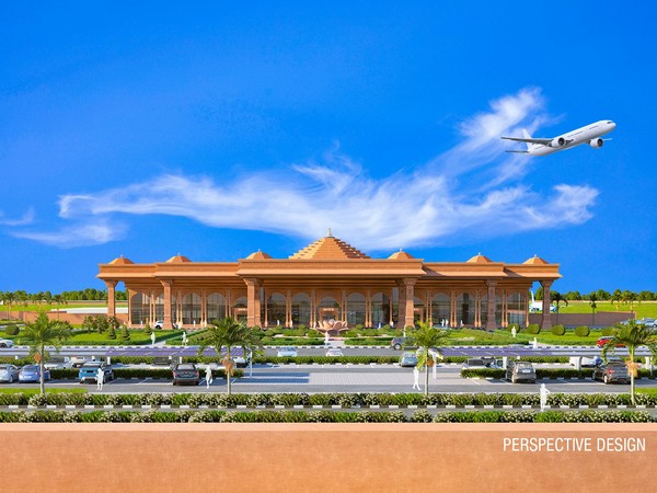 Blueprint of upcoming Ayodhya Airport. (Photo/ANI)