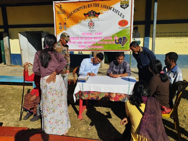 Assam Rifles organised medical camps in Mizoram (Photo credit: Assam Rifles)