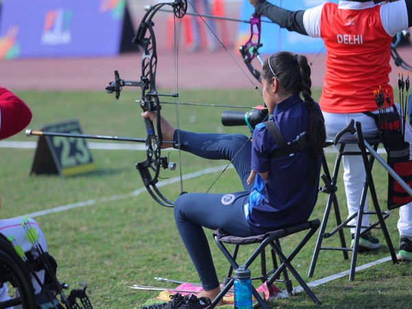 Sheetal Devi in action. (Photo- Khelo India Para Games)
