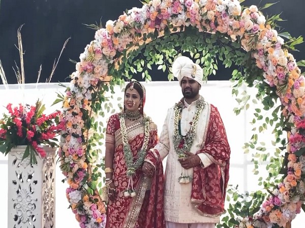 Prateek Sharma, Ruchika (Image source/ANI) 