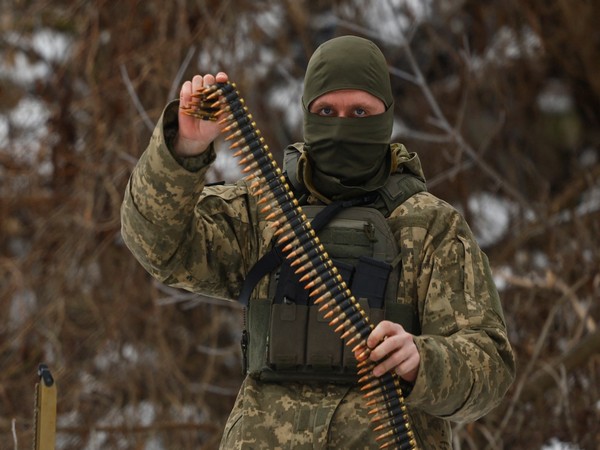 Military exercises of the Siberian Battalion in Kyiv region (Photo Credit: Reuters)