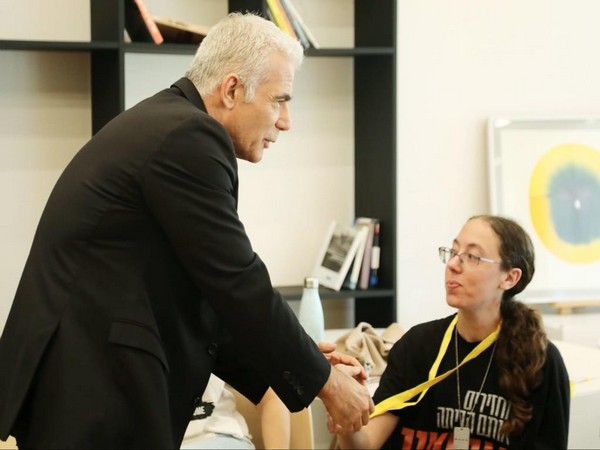 Israeli opposition leader MK Yair Lapid meets with the families of missing and abducted Israelis (Photo/TPS)