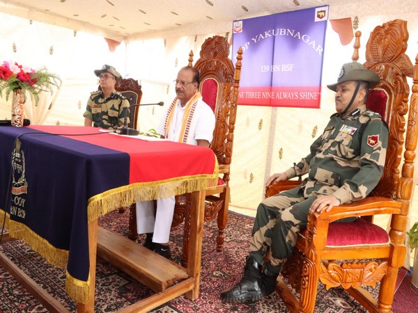 Tripura Governor Indrasena Reddy visits Yakubnagar border outpost (Photo/ RajBhavan Tripura)
