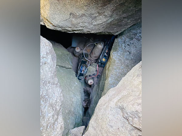 Arms and ammunition recovered in Rajouri (Photo/ANI)