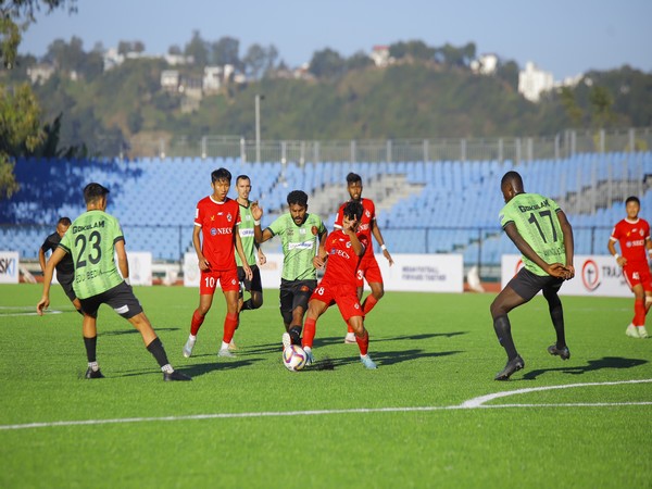 Aizawl FC and Gokulam Kerala FC in action against I-League (Image: I-League/AIFF)