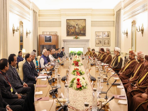 Prime Minister Narendra Modi meets with Sultan Haitham bin Tarik of Oman (Photo/X@narendramodi)