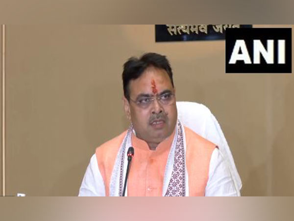 Rajasthan Cheif Minister Bhajan Lal Sharma (File Photo/ANI)