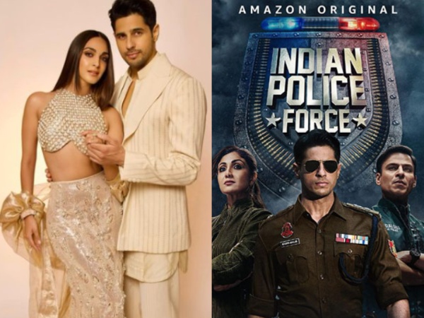 Kiara, Sidharth, Indian Police Force poster (Image source: Instagram)