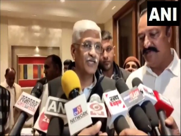 Union Minister Gajendra Singh Shekhawat  at Jodhpur (Photo/ANI)