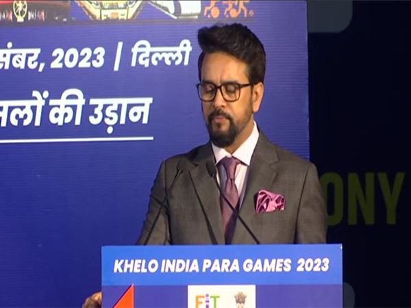 Union Sports Minister Anurag Thakur. (Photo- ANI)