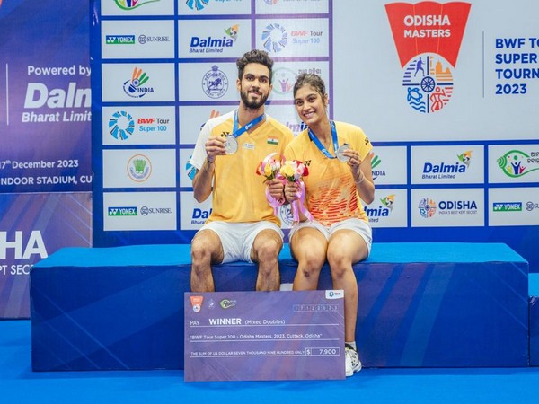 Dhruv Kapila and Tanisha Crasto. (Photo- Sports Odisha)