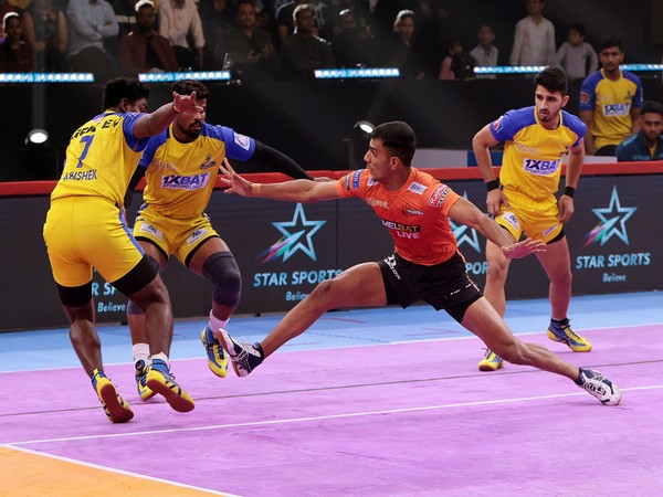 U Mumba and Tamil Thalaivas in action. (Photo- PKL)