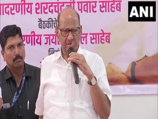 Nationalist Congress Party (NCP) chief Sharad Pawar (File Photo/ANI)