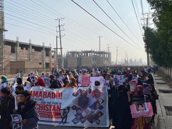 Baloch Long March against genocide at Dera Gazi Khan (Photo/X @BYCKech)