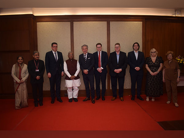 Rajya Sabha Deputy Chairman Harivansh meets European Union Parliamentary Delegation (Image Credit: Rajya Sabha)