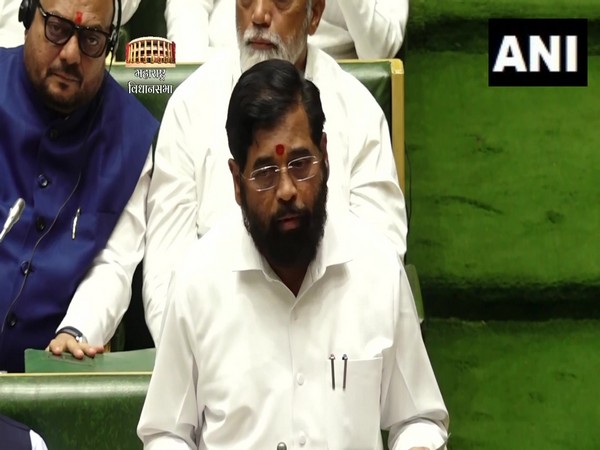 Maharashtra CM Eknath Shinde at Vidhansabha (Photo/ANI)