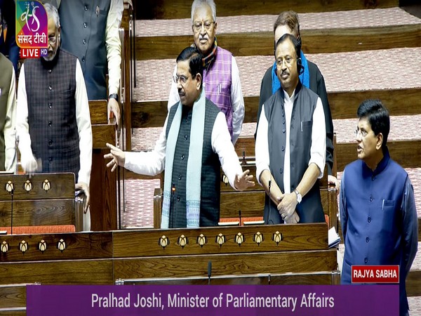 Visual from the Rajya Sabha (Image: SansadTV)