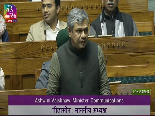 Union Communications, Electronics and Information Technology Minister Ashwini Vaishnaw (Image: Sansad TV)