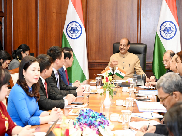 Lok Sabha Speaker Om Birla meets Vietnam-India Parliamentary Friendship Group (Image Credit: X/@ombirlakota)