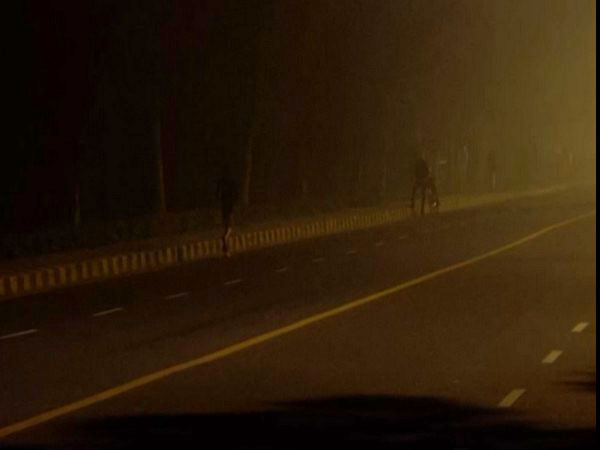 New Delhi conitues to reel under intense cold and fog (Photo/ANI)