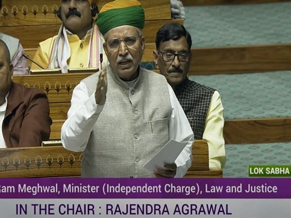 Union Minister Arjun Ram Meghwal (Photo Credit: Sansad TV)