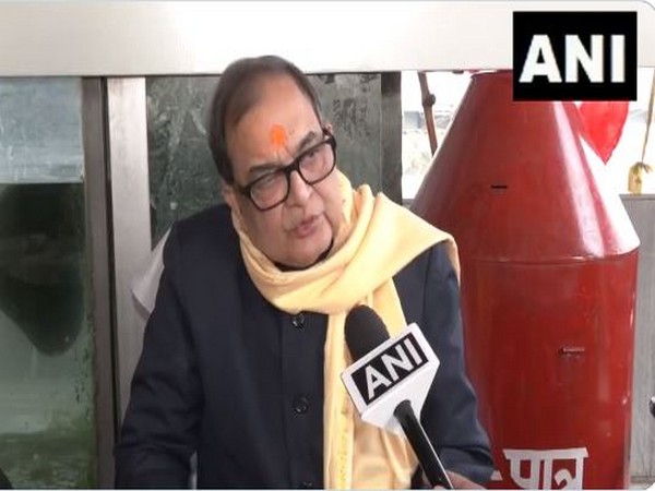 Secretary of Mahavir Temple, Patna, Kunal Kishore (Photo/ANI)