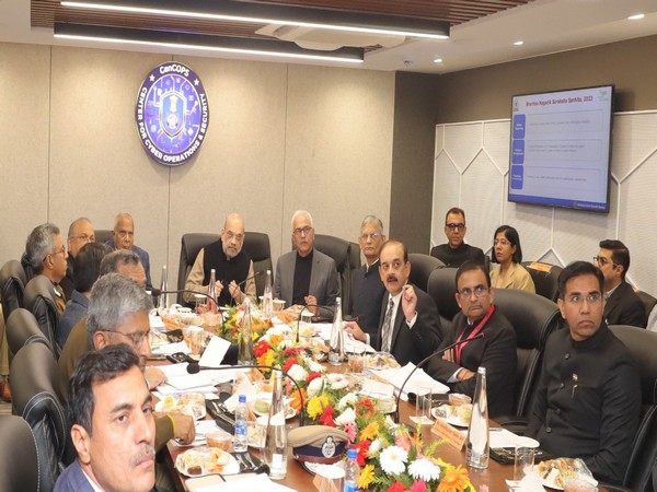 Amit Shah chairs meeting in Chandigarh (Photo/X@PIBHomeAffairs)