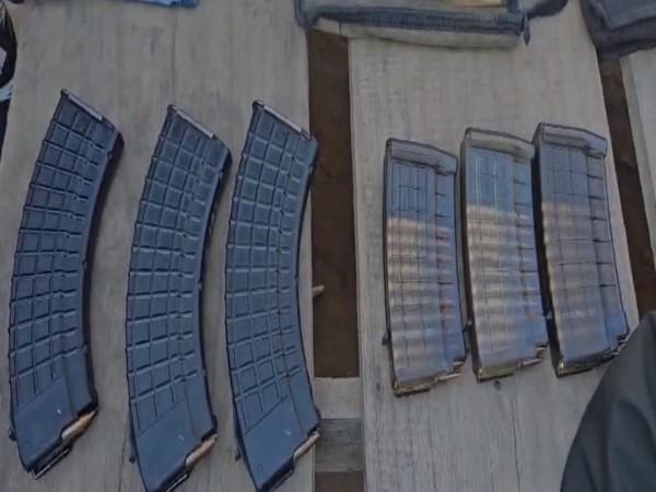 Recovery made by Assam Police and CRPF in Karbi Anglong (Photo/ANI) 